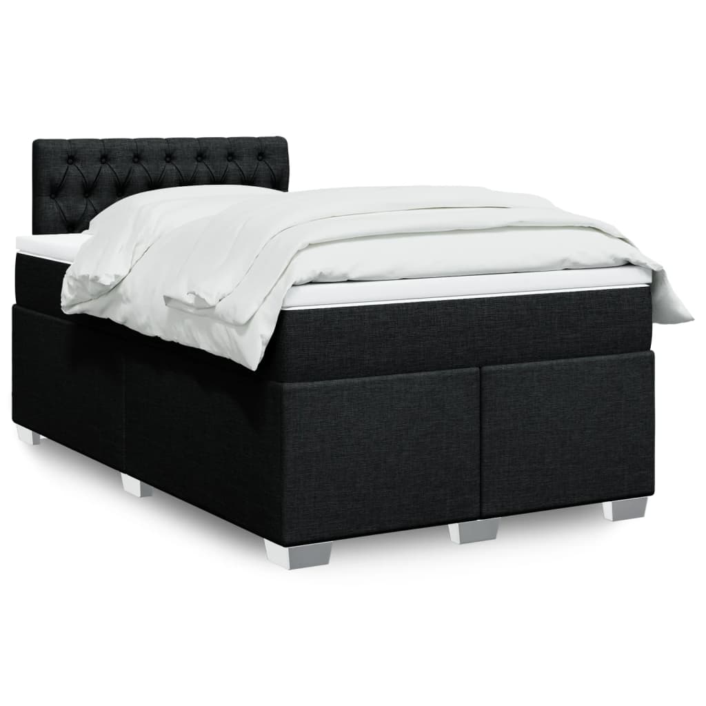 Sommier À Lattes De Lit Avec Matelas Tissu