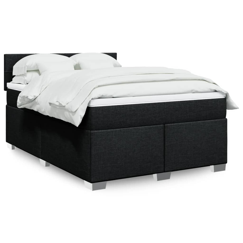 Sommier À Lattes De Lit Avec Matelas Tissu