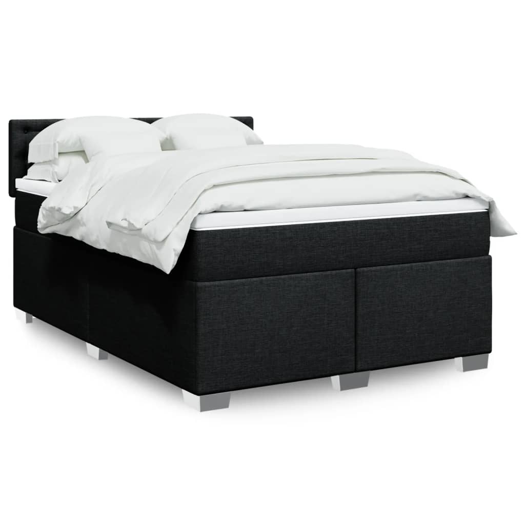 Sommier À Lattes De Lit Avec Matelas Tissu