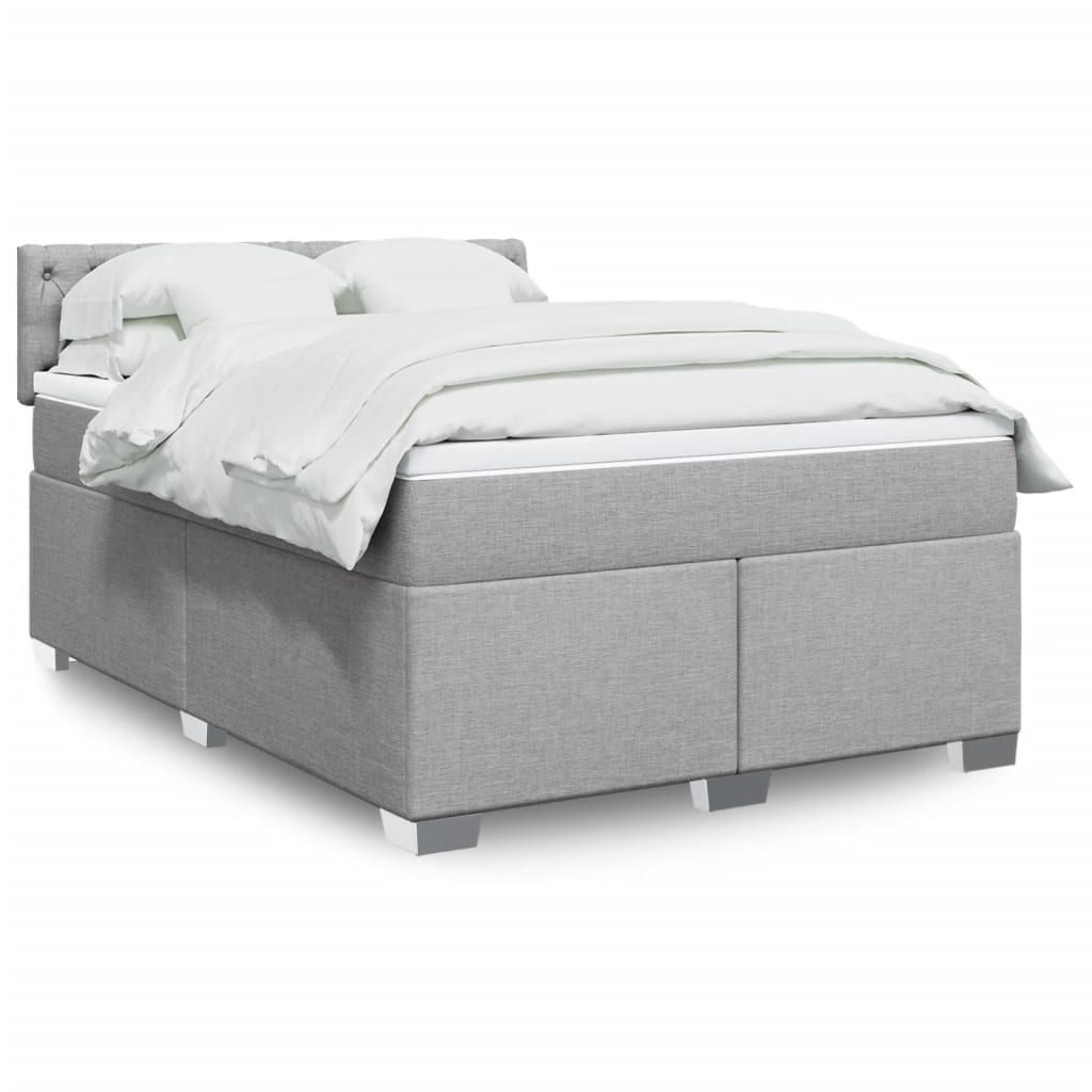Sommier À Lattes De Lit Avec Matelas Tissu