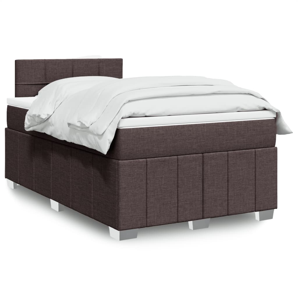Lit Boxspring Avec Matelas Tissu