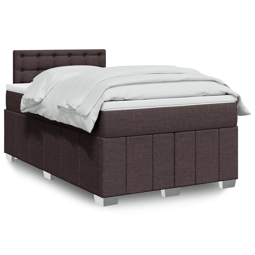 Lit Boxspring Avec Matelas Tissu
