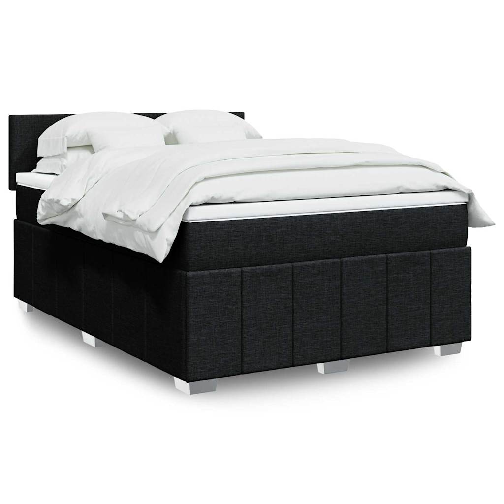 Sommier À Lattes De Lit Avec Matelas 120X200Cm Tissu