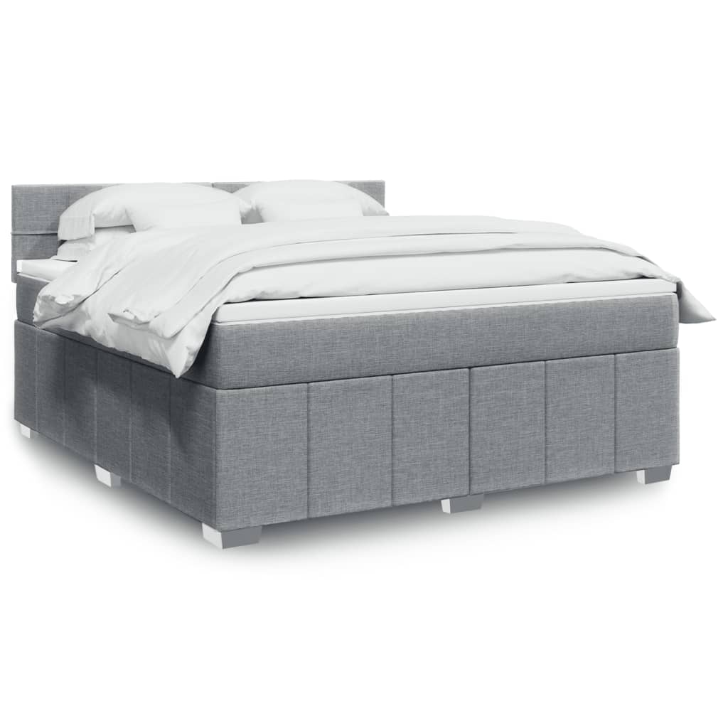 Sommier À Lattes De Lit Avec Matelas 120X200Cm Tissu