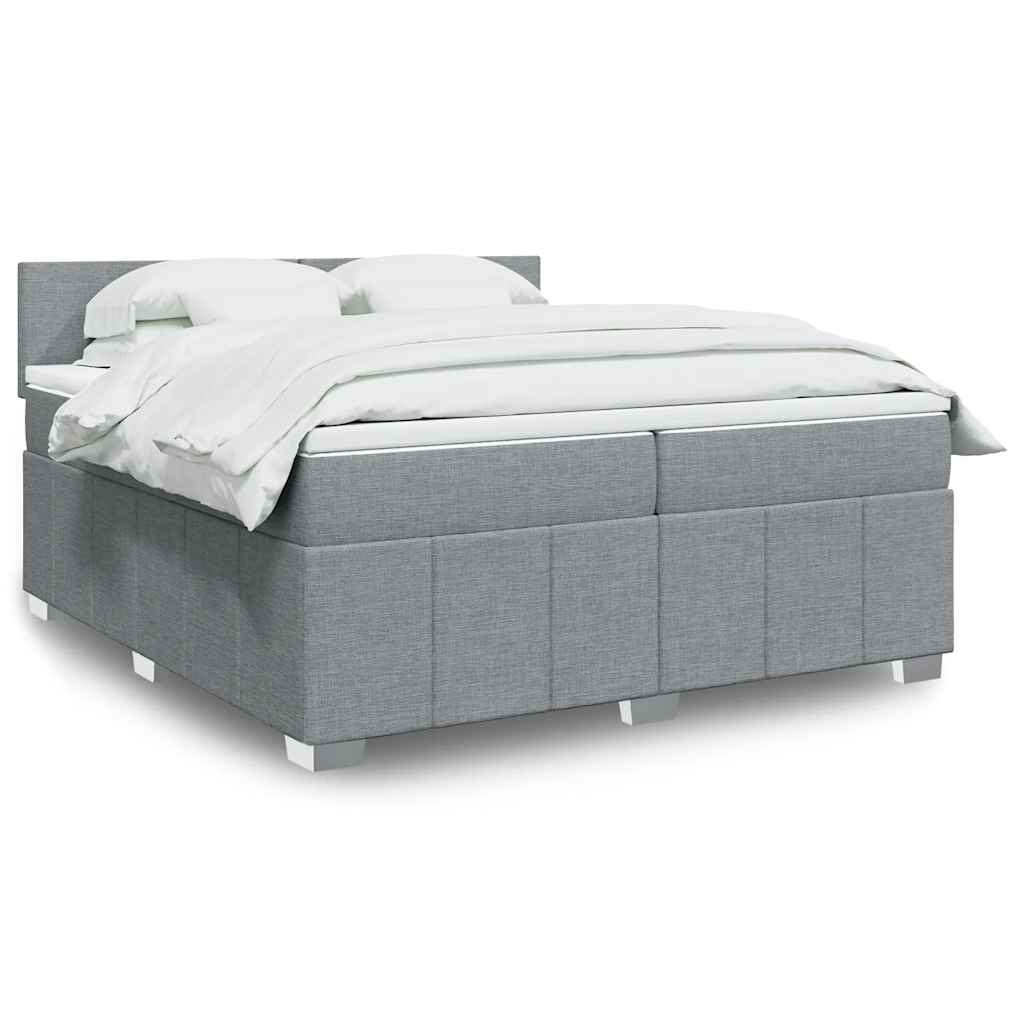 Sommier À Lattes De Lit Avec Matelas 120X200Cm Tissu