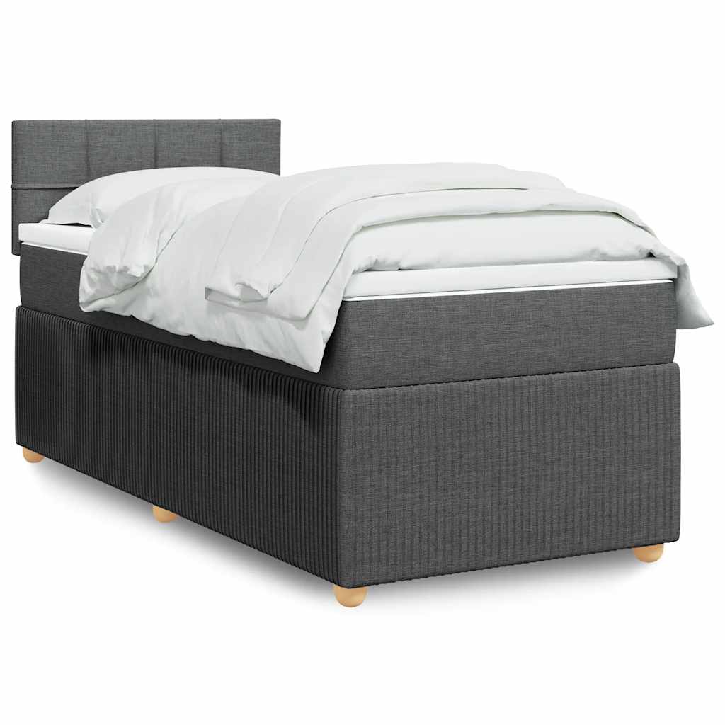 Sommier À Lattes De Lit Avec Matelas Tissu