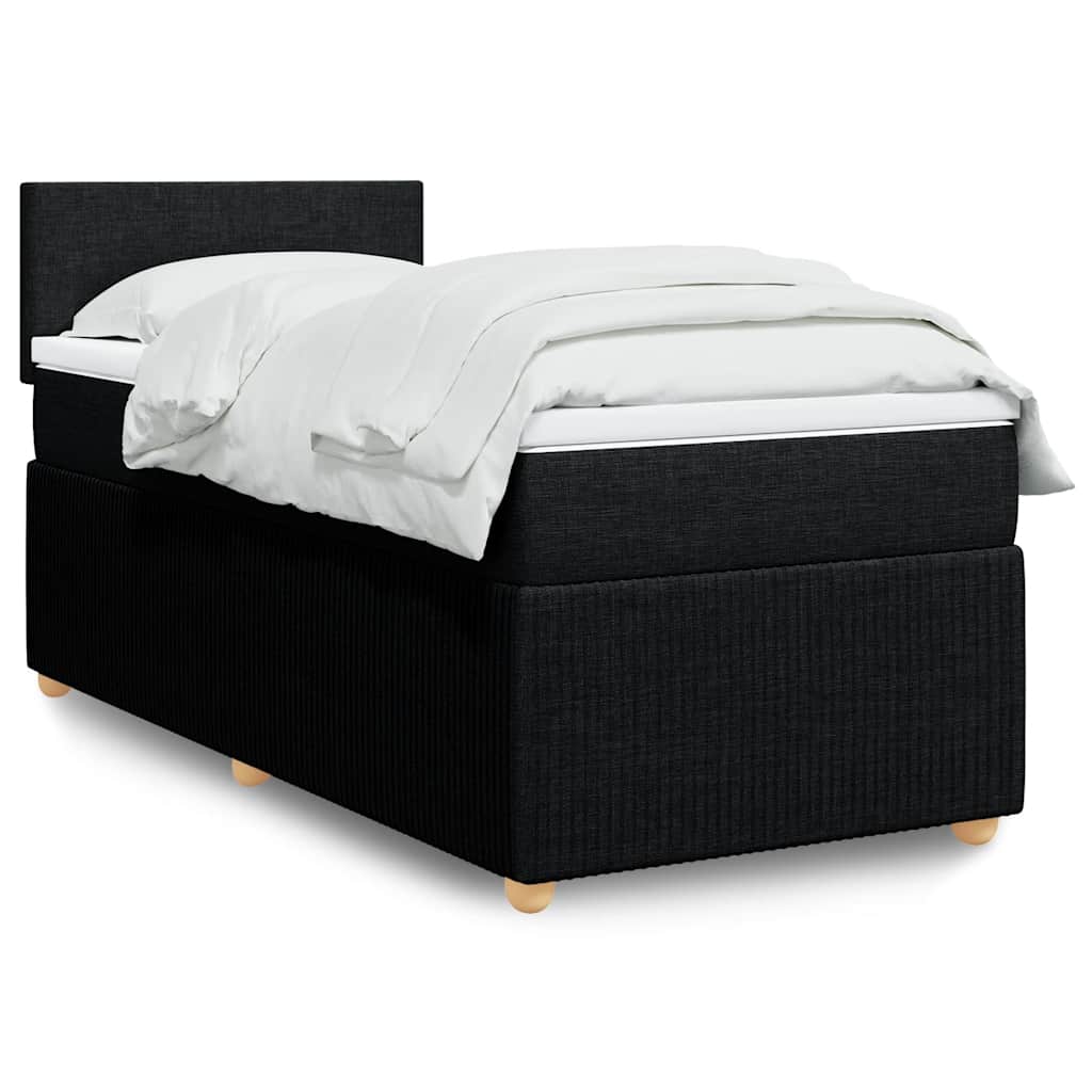 Lit Boxspring Avec Matelas Tissu