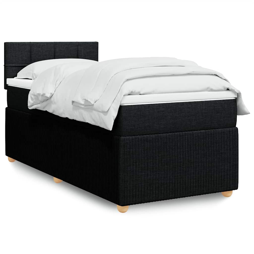 Sommier À Lattes De Lit Avec Matelas Tissu