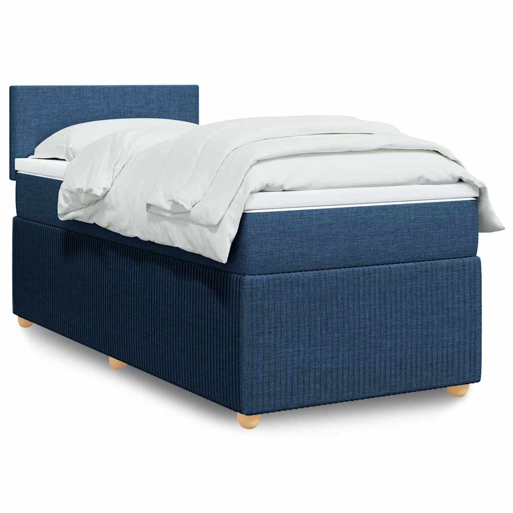 Sommier À Lattes De Lit Avec Matelas Tissu