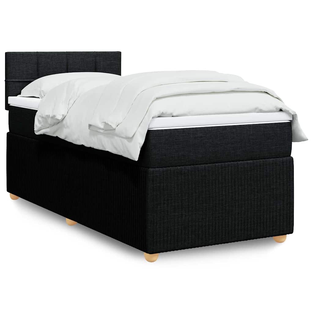 Sommier À Lattes De Lit Avec Matelas Tissu