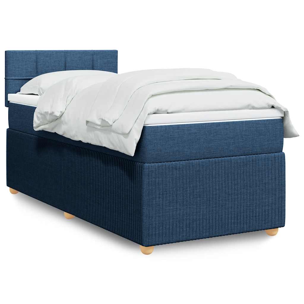 Lit Boxspring Avec Matelas Tissu