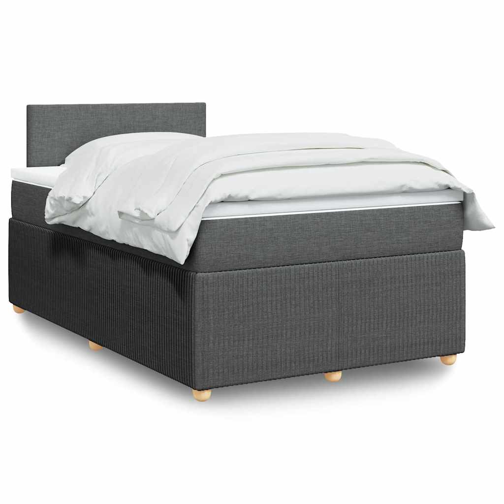 Sommier À Lattes De Lit Avec Matelas Tissu