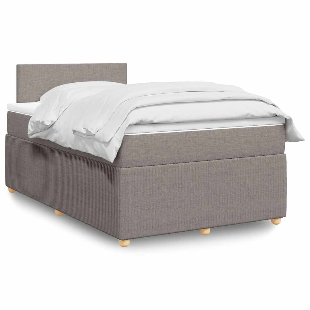 Lit Boxspring Avec Matelas Tissu