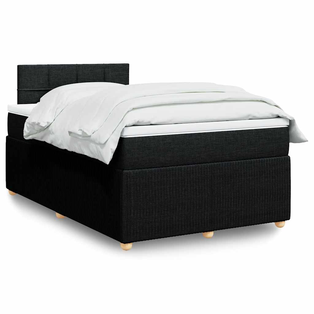 Sommier À Lattes De Lit Avec Matelas Tissu