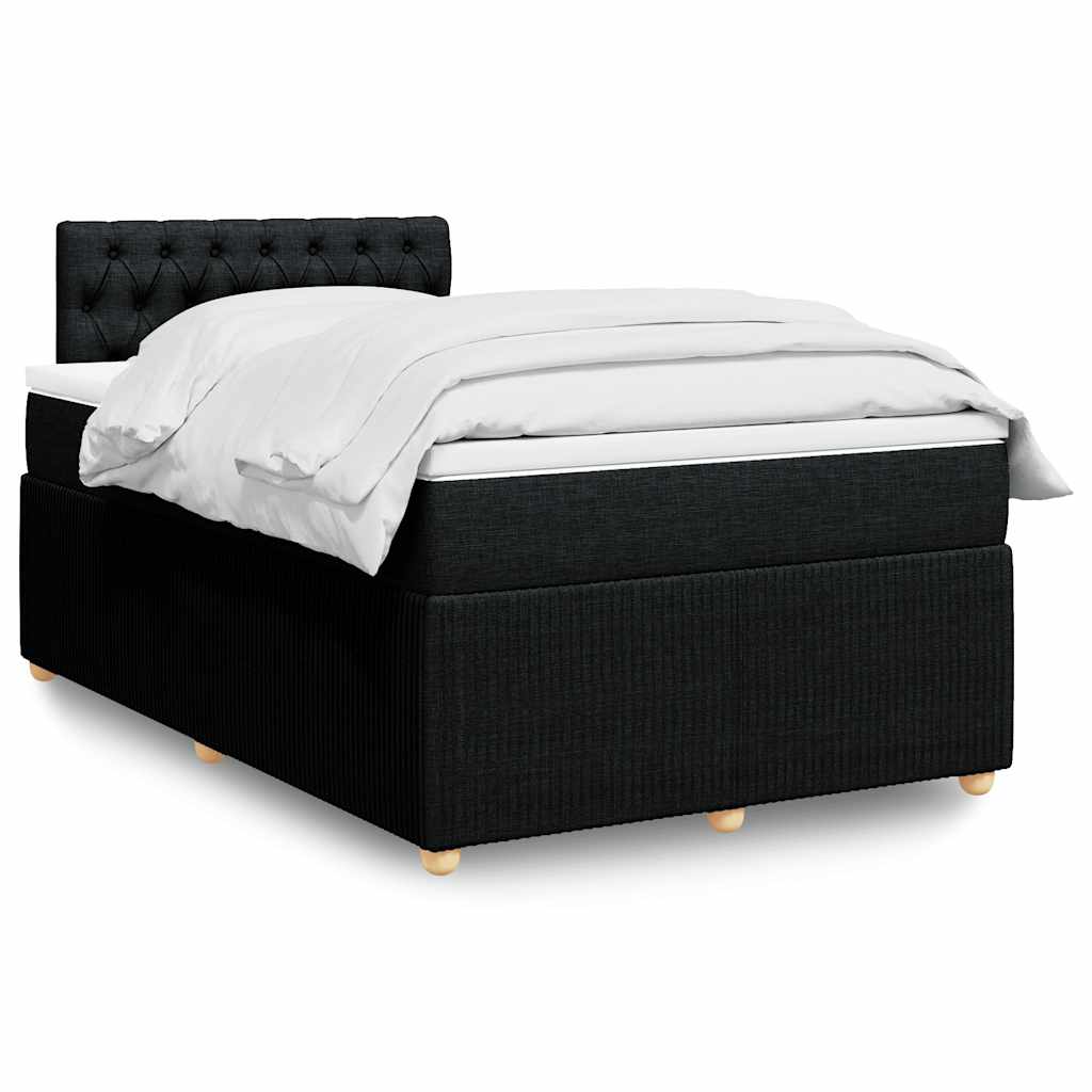 Lit Boxspring Avec Matelas Tissu