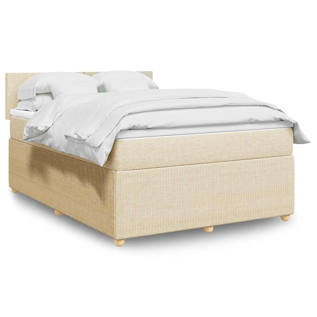 Sommier À Lattes De Lit Avec Matelas Tissu