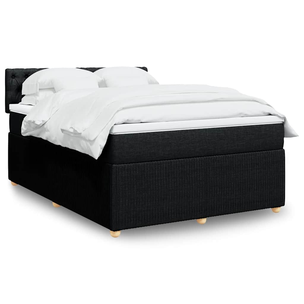 Sommier À Lattes De Lit Avec Matelas Tissu