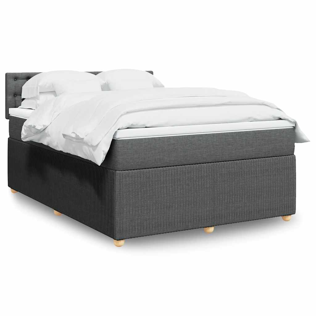 Sommier À Lattes De Lit Avec Matelas Tissu