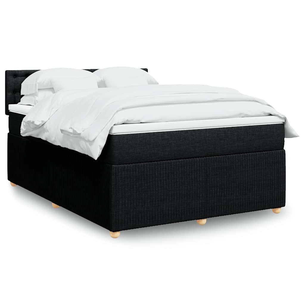 Sommier À Lattes De Lit Avec Matelas Tissu