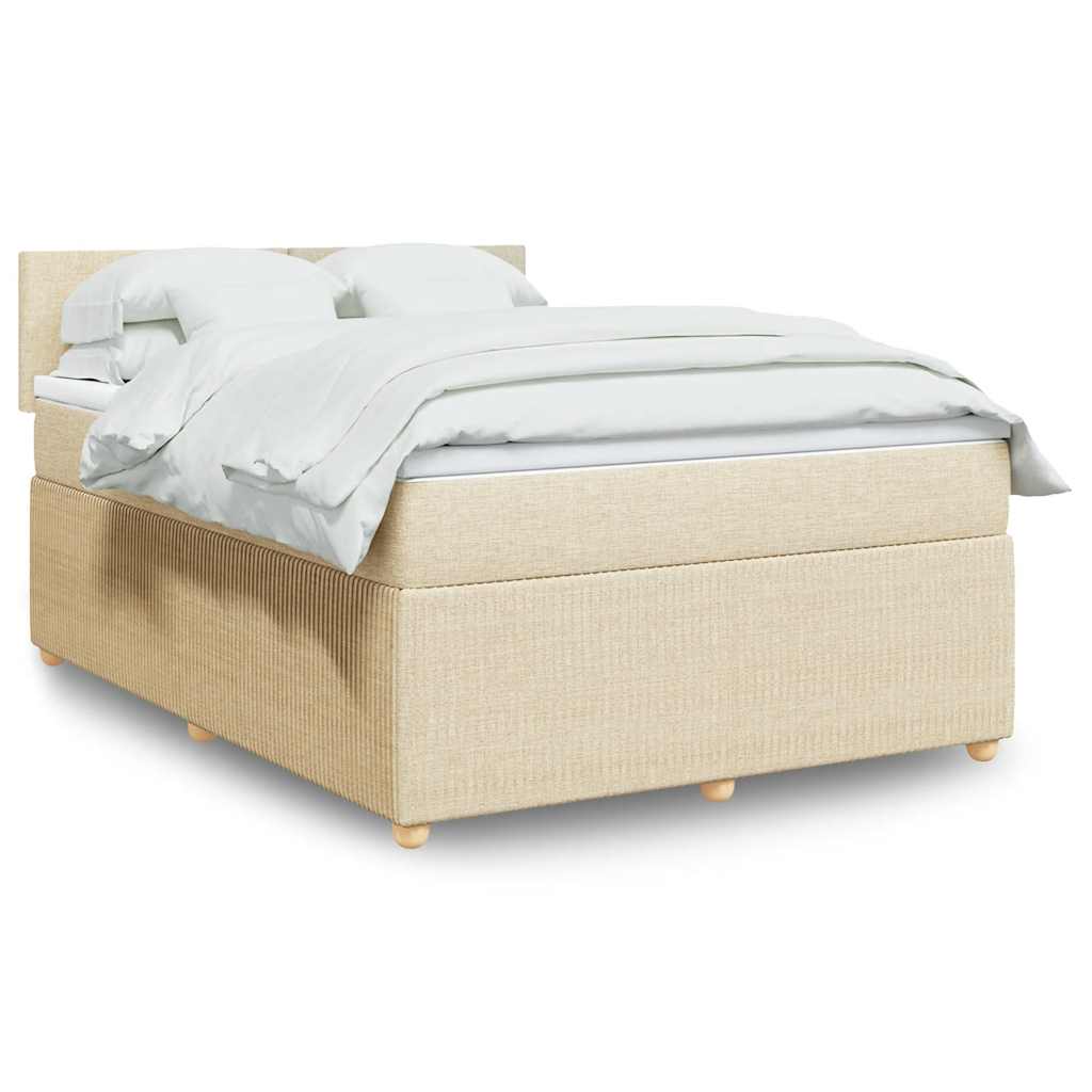Sommier À Lattes De Lit Avec Matelas Tissu