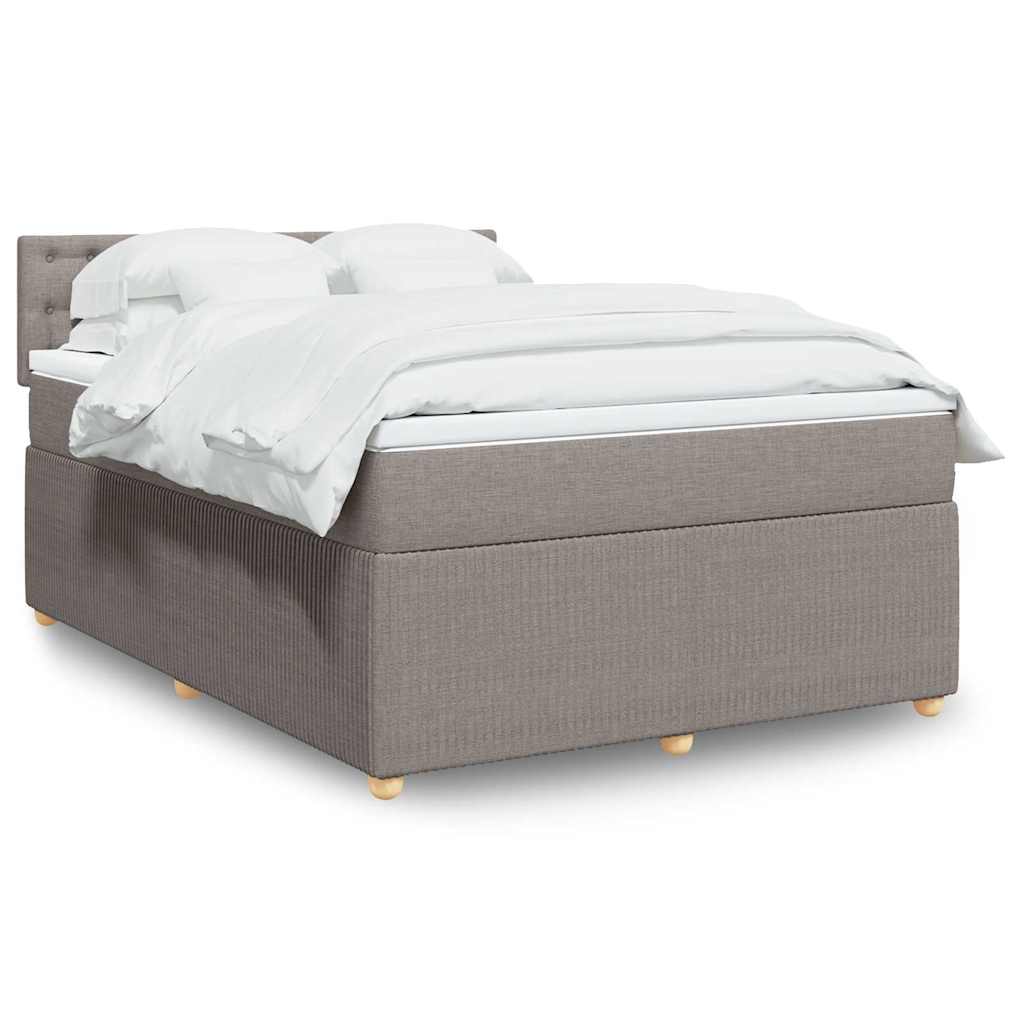Sommier À Lattes De Lit Avec Matelas Tissu