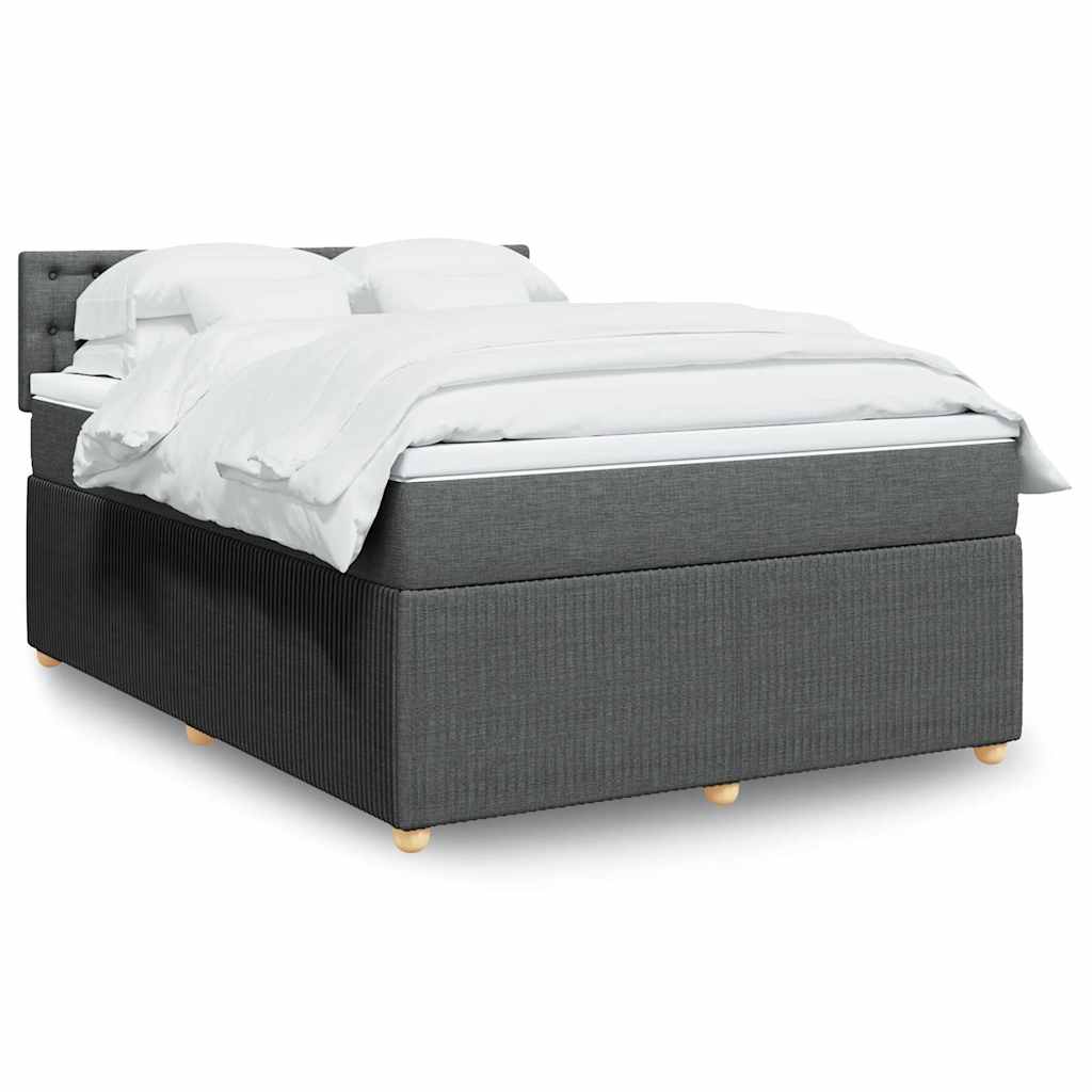 Sommier À Lattes De Lit Avec Matelas Tissu