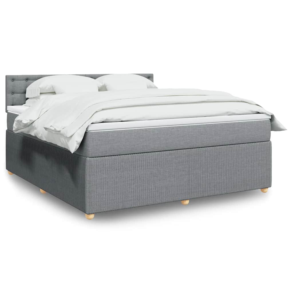 Sommier À Lattes De Lit Avec Matelas Tissu