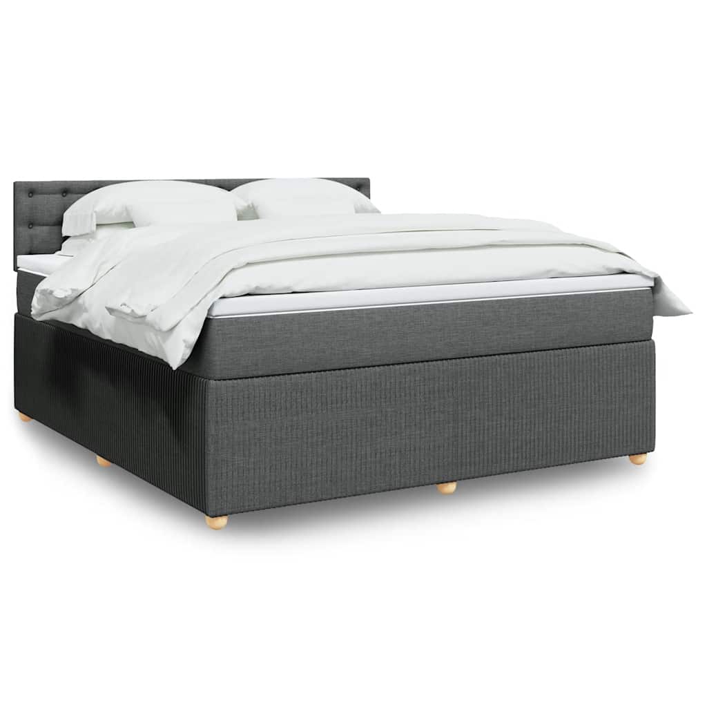 Sommier À Lattes De Lit Avec Matelas Tissu