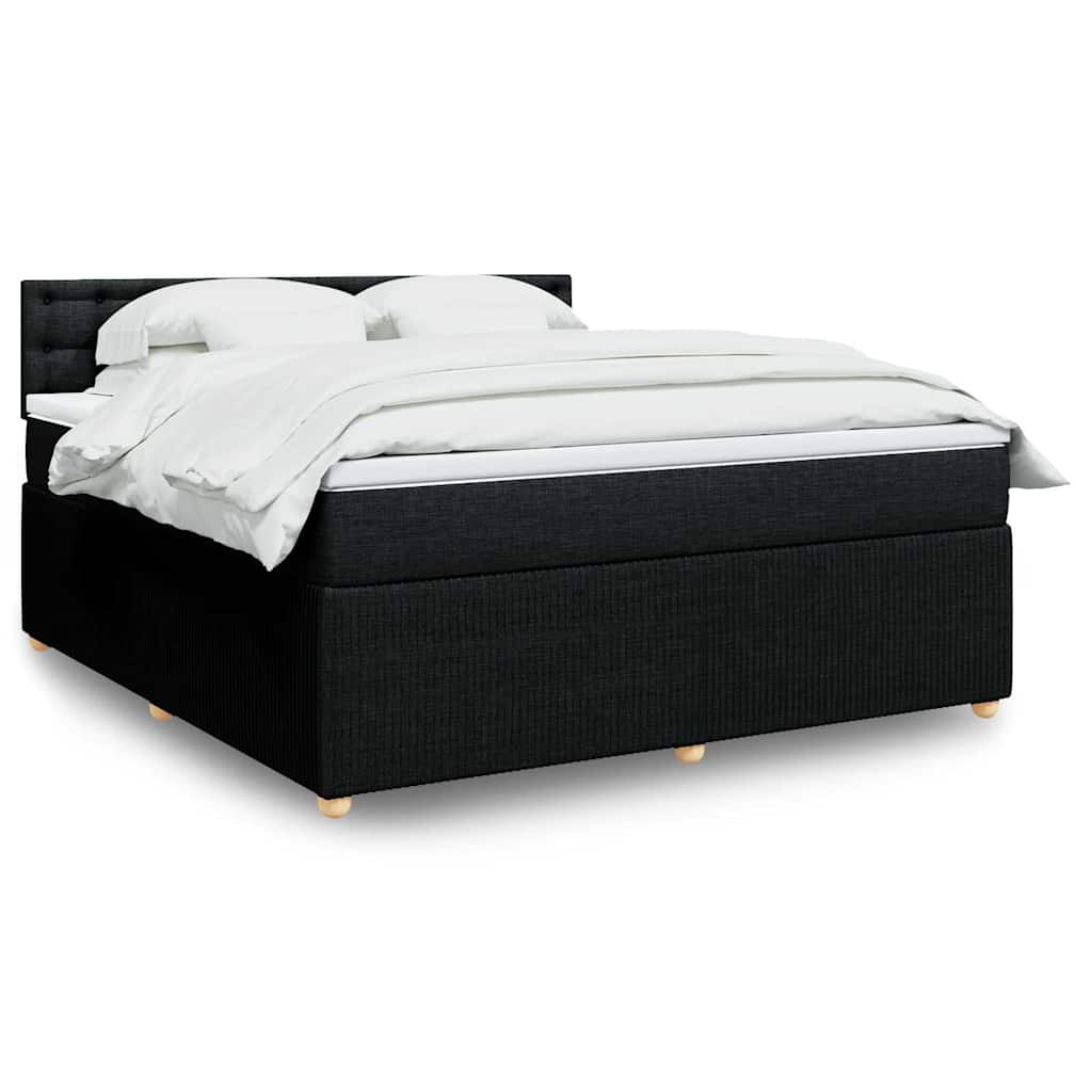 Sommier À Lattes De Lit Avec Matelas Tissu