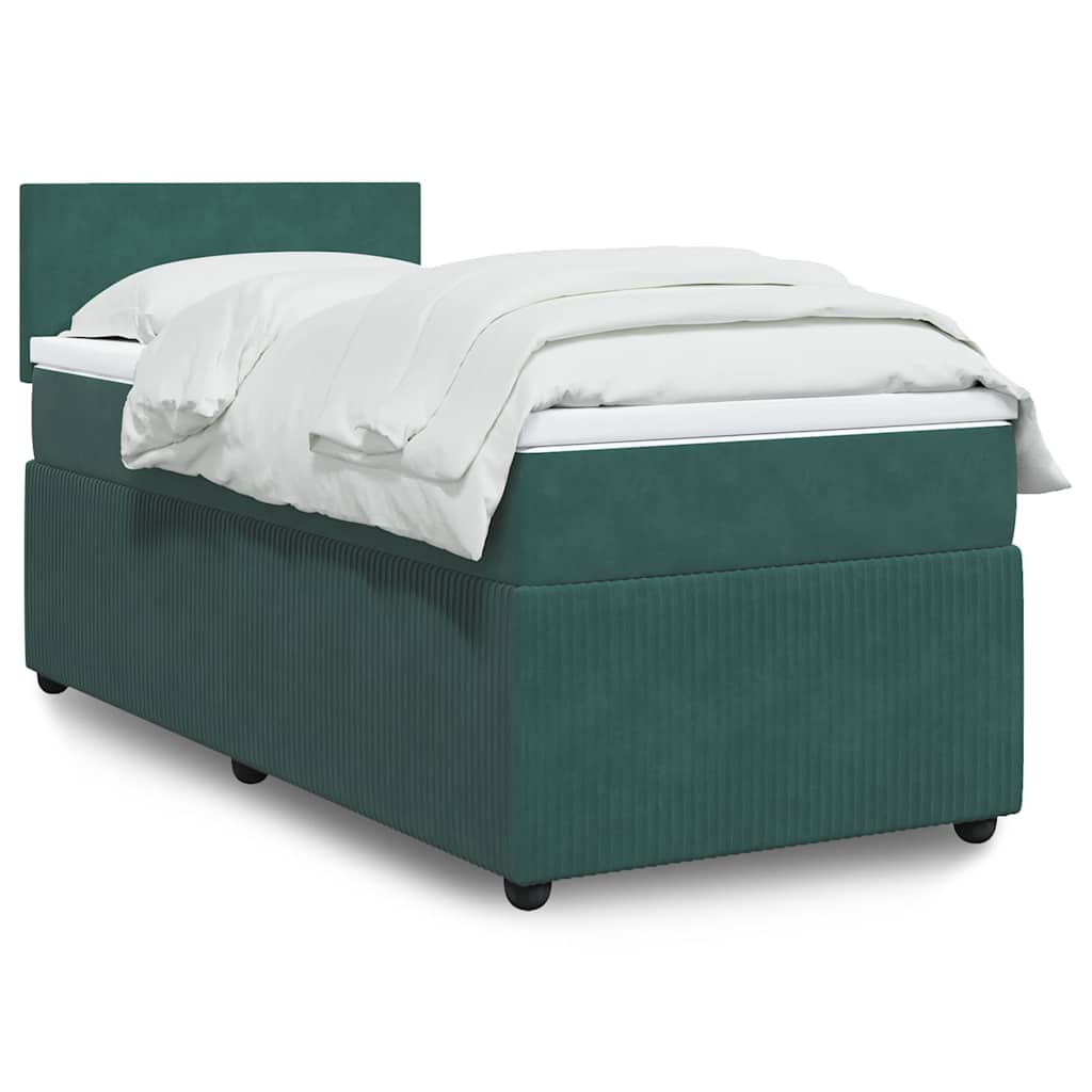 Lit Boxspring Avec Matelas Velours