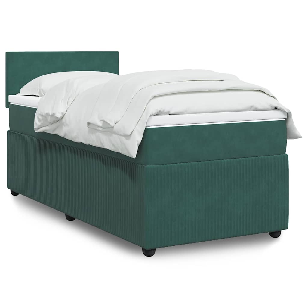 Lit Boxspring Avec Matelas Velours