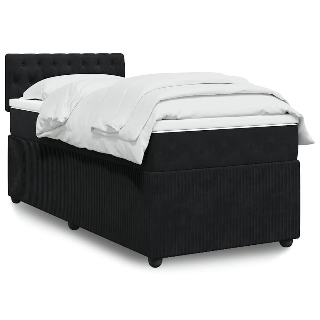 Lit Boxspring Avec Matelas Velours