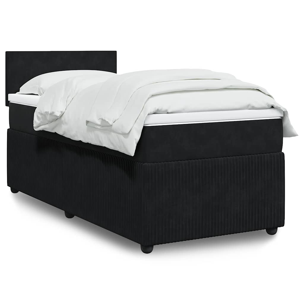 Lit Boxspring Avec Matelas Velours