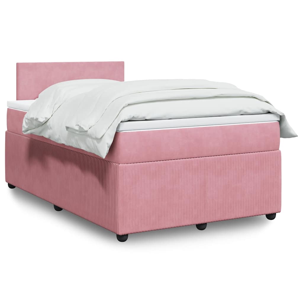 Lit Boxspring Avec Matelas Velours