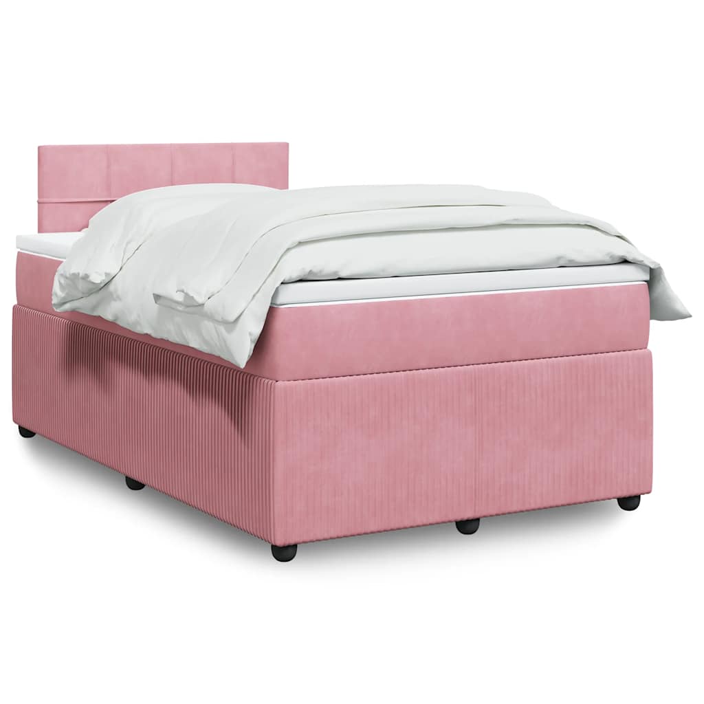 Lit Boxspring Avec Matelas Velours