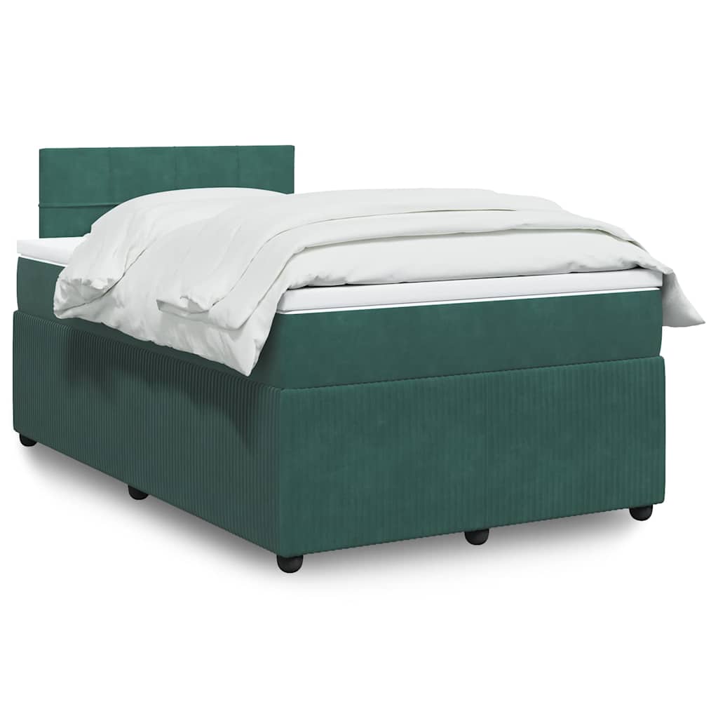 Lit Boxspring Avec Matelas Velours