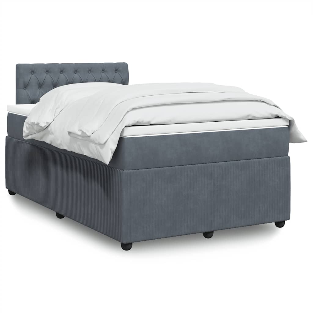 Lit Boxspring Avec Matelas Velours
