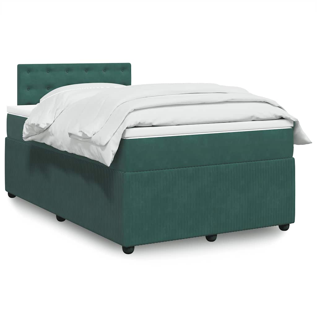 Lit Boxspring Avec Matelas Velours