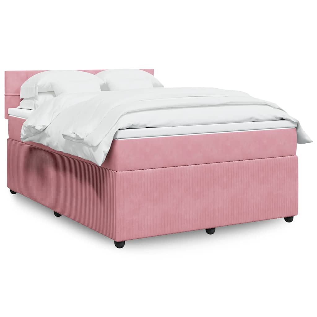 Lit Boxspring Avec Matelas Velours