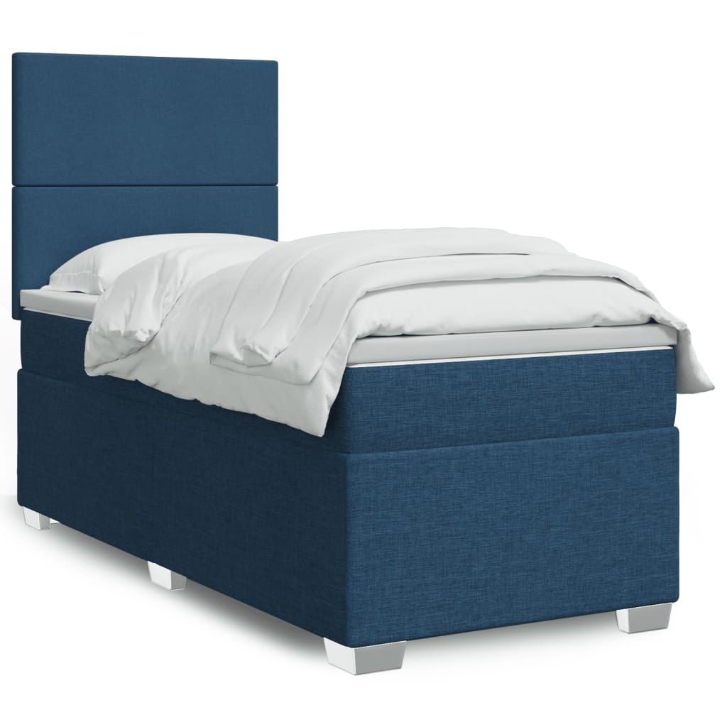 Lit Boxspring Avec Matelas Tissu