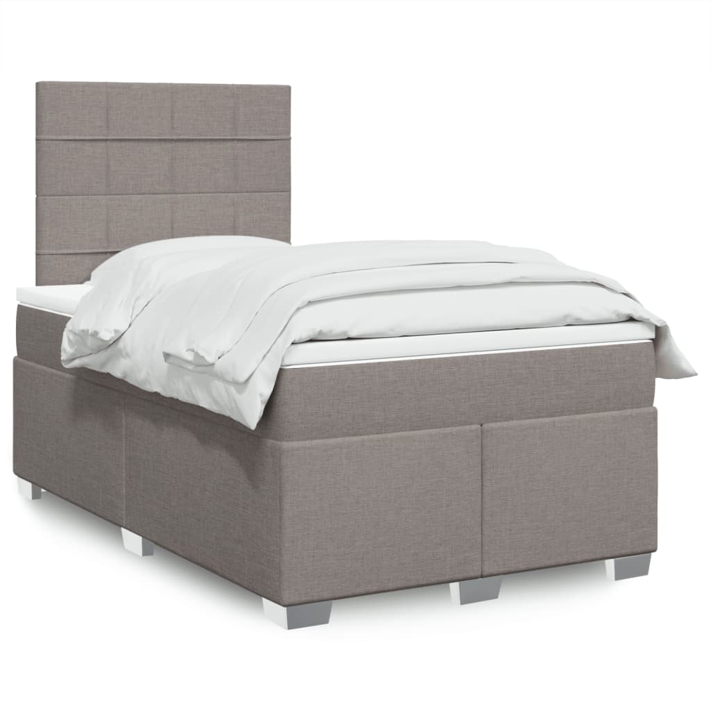 Sommier À Lattes De Lit Avec Matelas Tissu