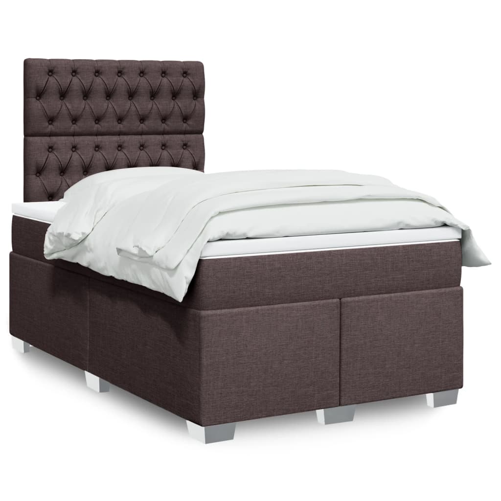 Lit Boxspring Avec Matelas Tissu