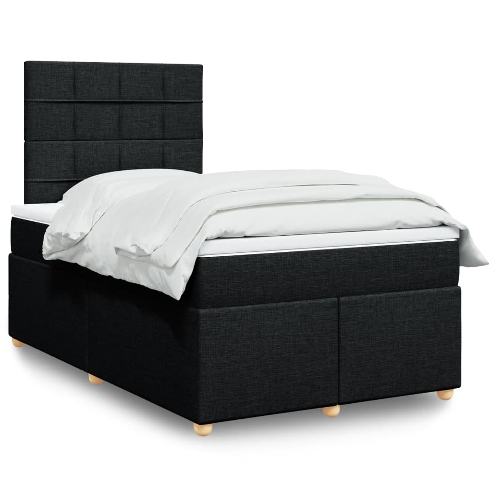 Lit Boxspring Avec Matelas Tissu