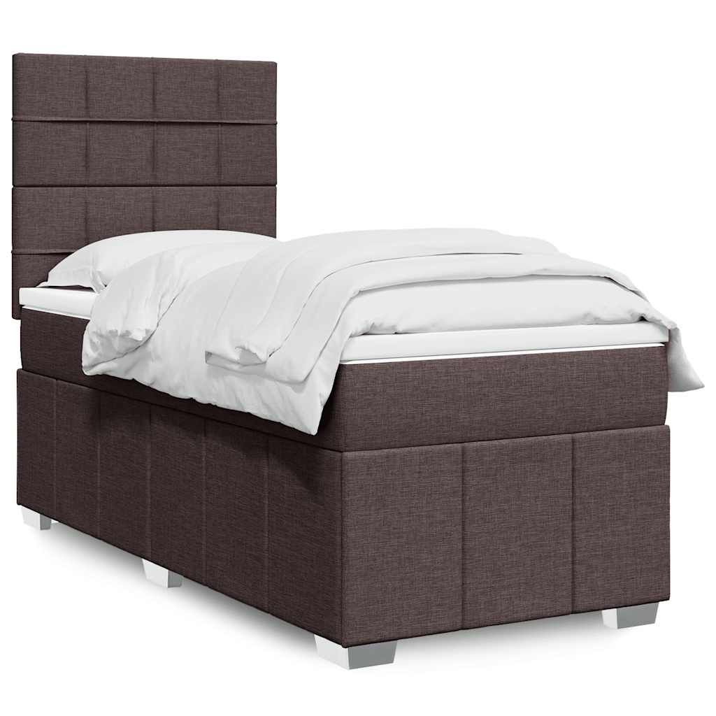 Sommier À Lattes De Lit Avec Matelas Tissu