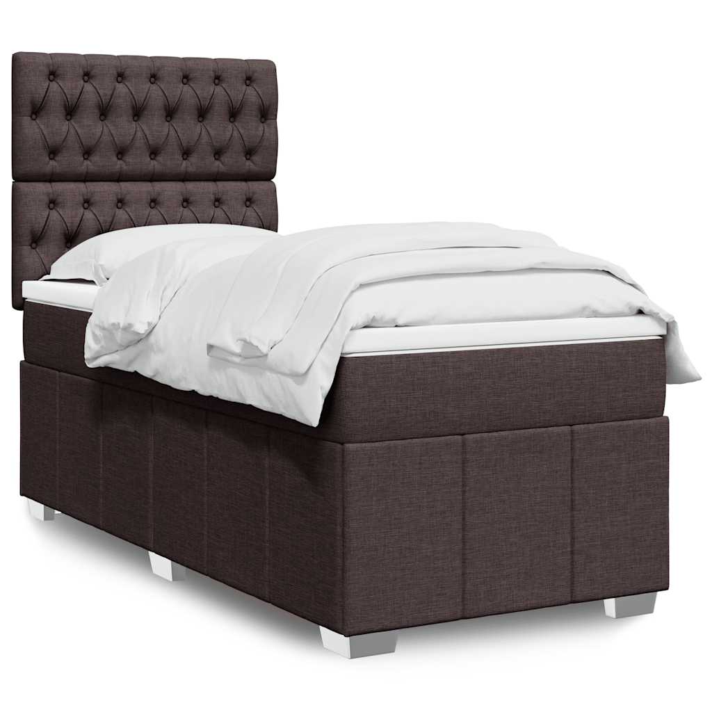 Sommier À Lattes De Lit Avec Matelas Tissu