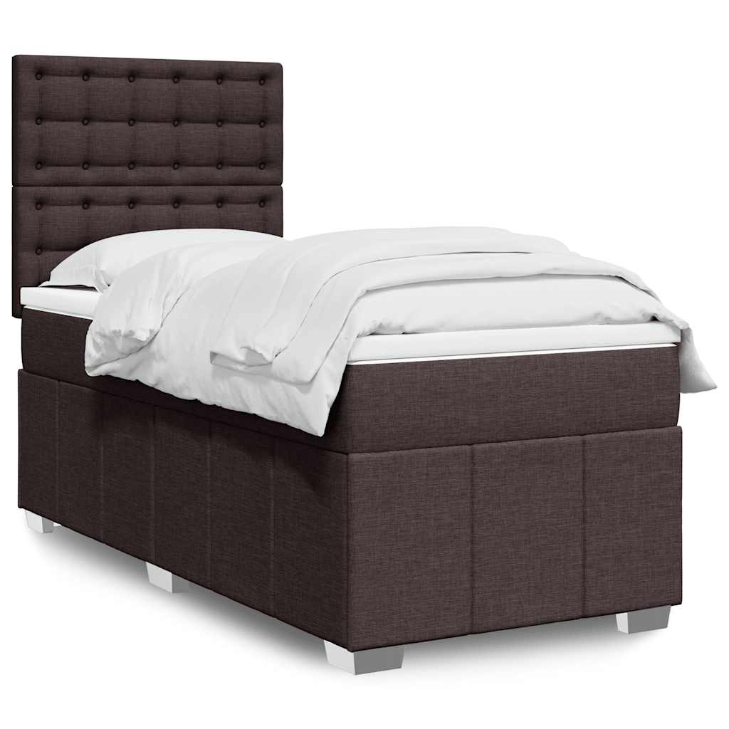 Sommier À Lattes De Lit Avec Matelas Tissu