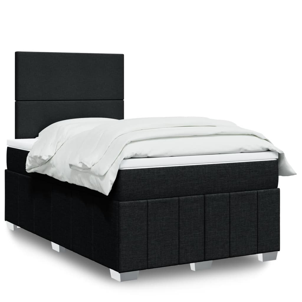Sommier À Lattes De Lit Avec Matelas Tissu