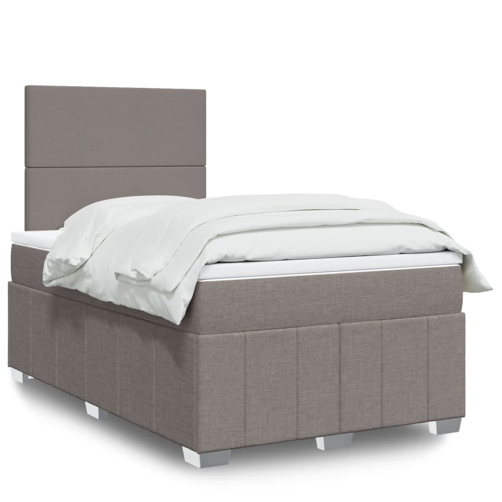 Sommier À Lattes De Lit Avec Matelas Tissu