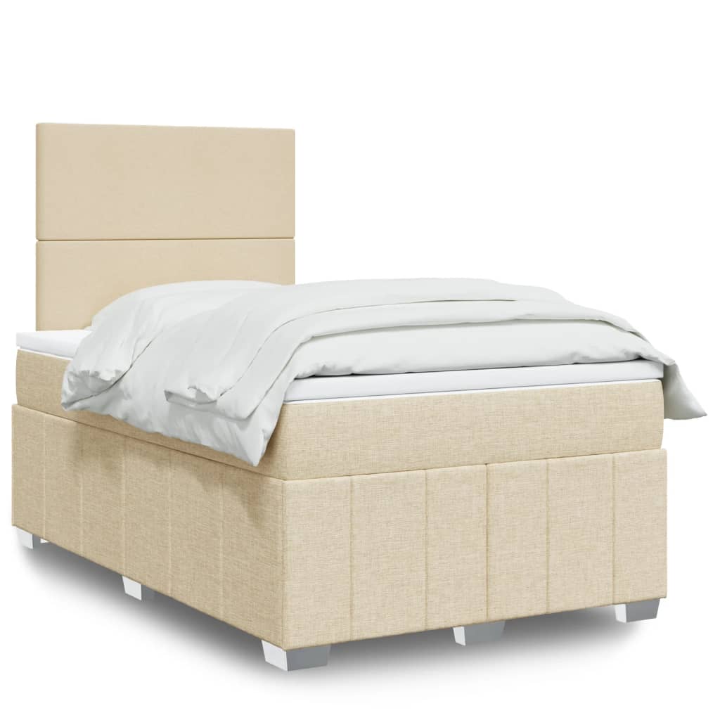 Sommier À Lattes De Lit Avec Matelas Tissu