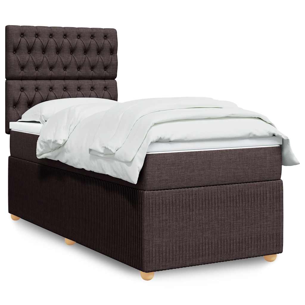 Sommier À Lattes De Lit Avec Matelas Tissu